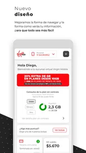 Virgin Mobile Chile screenshot 1