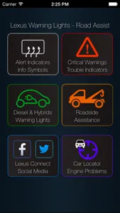 App for Lexus with Lexus Warning Lights screenshot 0