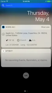 Where am I Widget screenshot 0