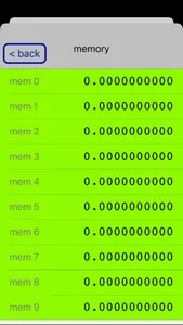 Linear regression RPN calc screenshot 9
