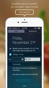 Widget Timer - Simple Kitchen Timer for Notification Center screenshot 1