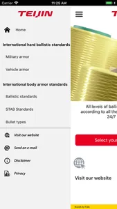 Internat. ballistic standards screenshot 1
