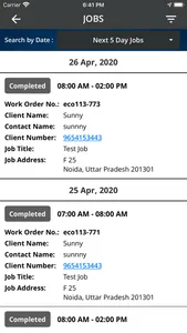 Work Force Tracker FSM screenshot 1