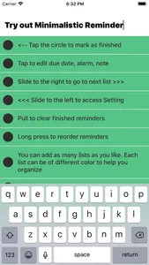 Minimalistic Reminder screenshot 3