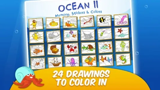 Ocean II - Matching and Colors - Games for Kids screenshot 1