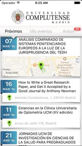 Eventos UCM screenshot 0