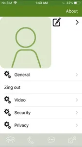 Zing Messenger screenshot 1