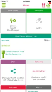 Diabetes App - myDiabeticAlert screenshot 1