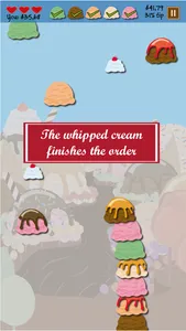 Ice Cream Fall - Sky Fall Free Game screenshot 1