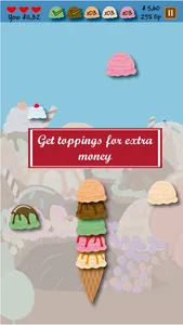 Ice Cream Fall - Sky Fall Free Game screenshot 2