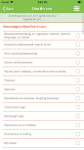 B12 Deficiency - risk checker screenshot 1