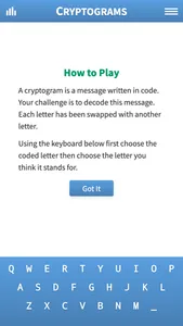 Cryptogram · Cryptoquote Game screenshot 4