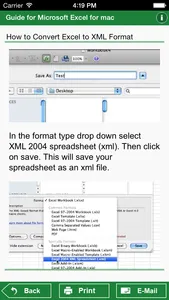 Guide for Microsoft Excel for Mac screenshot 2