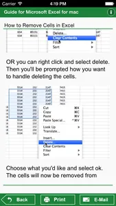 Guide for Microsoft Excel for Mac screenshot 3