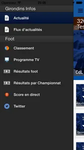 Girondins Infos screenshot 2