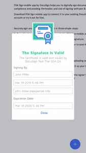 DSA Sign screenshot 4