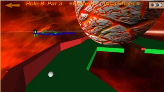 Crazy Golf in Space Pro screenshot 1