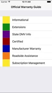 The Official Warranty Guide screenshot 0
