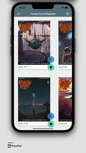Fantasy Scroll Magazine app screenshot 1