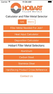 Hobart Welding Calculator screenshot 0