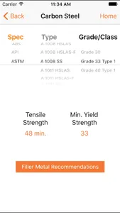 Hobart Welding Calculator screenshot 1