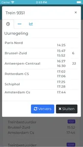 NMBS Agenda screenshot 2