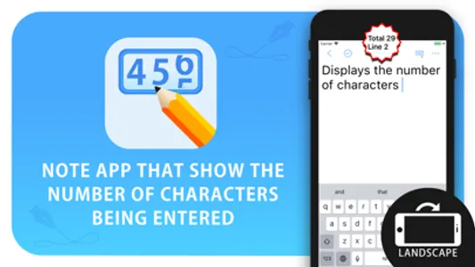 Characters count notes+ screenshot 1