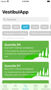 Questões ENEM VestibulApp screenshot 4