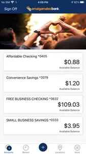 Amalgamated Mobile Banking screenshot 1