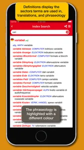 Technical Dictionary DE-IT screenshot 2