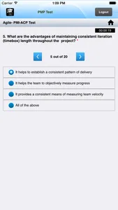 PMP Test screenshot 2