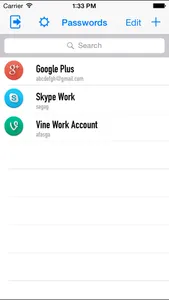 Password Manager - Touch ID & Passcode screenshot 2