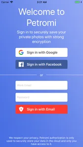 Petromi: Personal secure cloud screenshot 1