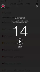 Dolce Gusto Timer screenshot 2