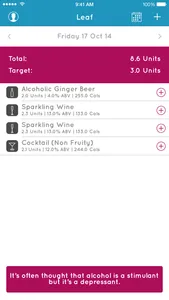 Leaf – Your Discreet Drink Tracker screenshot 1