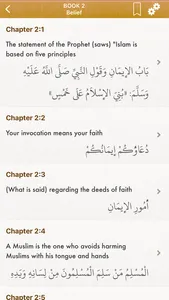 Sahih Bukhari: English,Arabic screenshot 1