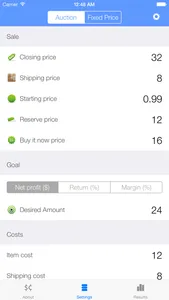 Salecalc for eBay Calculator screenshot 3