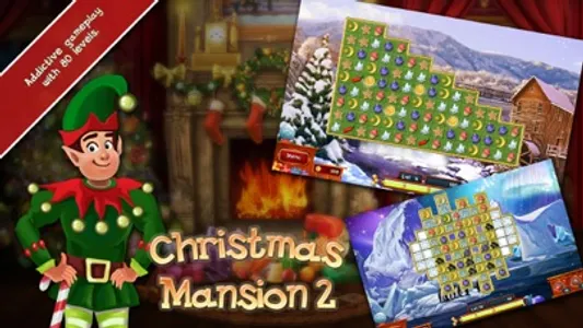 Christmas Mansion 2 - free matching fun! screenshot 0