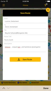 On the Way, the travel planner screenshot 4