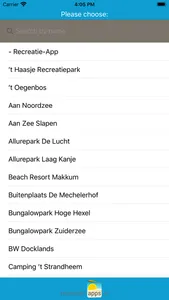 Recreatie-App screenshot 0
