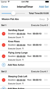 Flexible Interval Timer for Training & Workouts screenshot 1