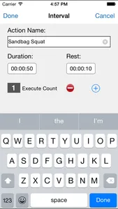 Flexible Interval Timer for Training & Workouts screenshot 2