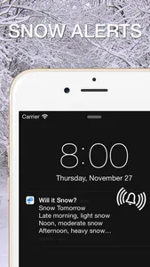 Will it Snow? - Notifications screenshot 0