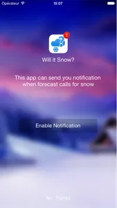 Will it Snow? - Notifications screenshot 3