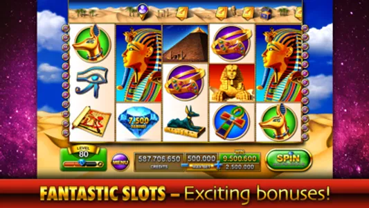 Slots - Pharaoh's Fire screenshot 1