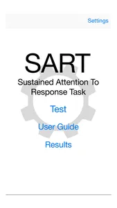 SART: Sustained Attention to Response Task screenshot 0