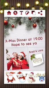 Merry Christmas Card Maker screenshot 3