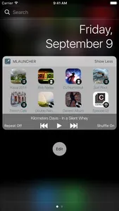 Music Launcher with Widget screenshot 0