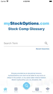 Stock Compensation Glossary screenshot 0