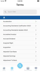 Stock Compensation Glossary screenshot 1